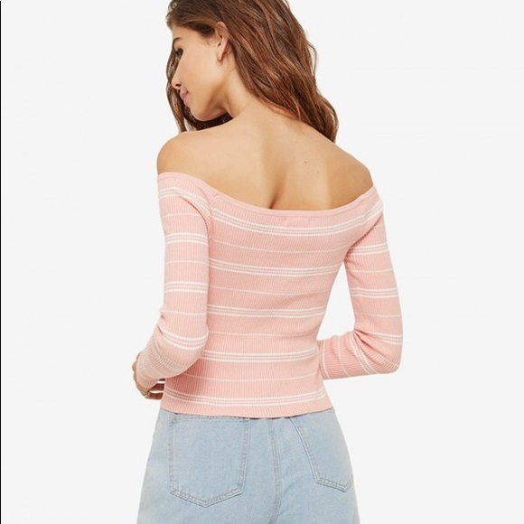 Ardene- Off the shoulder button down❤️ - Picture 1 of 3